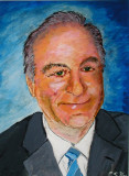 Selbstportraet (Acryl, 30x40, Mai 2005)