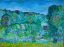 Am Kanal-(Acryl 30x40, Aug. 2008)