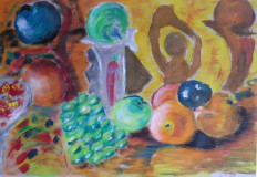 Stillleben (Acryl 30x40, Feb. 2009)