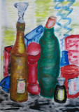 Stillleben (Acryl 20x30, Feb. 2009)