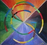 Puzzel (Acryl, aus 4 Teilen 30x30, Nov. 2014)