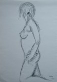 Akt 03  (Kohle, 30x40cm, März 2009)