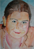 Mädchenporträt (aquarell, 30x40, Mai 2005)
