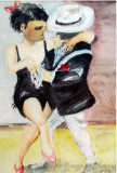 Tangostudie (aquarell, 20x30, Nov. 2010)