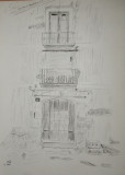 Hauswand (Bleistift, 34x40, Feb.2010)
