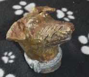 Iwa in Bronze gegossen (Sept. 2019)