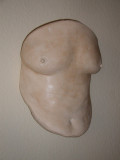 weibliche Büste (Gipsabdruck 50x30; Frühjahr 2013)