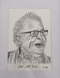 "Der alte Fritz" (Tusche, 30x40, Aug. 2020)
