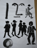 Tuscheübungen (20x30, Juli 2020)