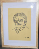 Männerportraet (Tusche, 30x40, April 2020)